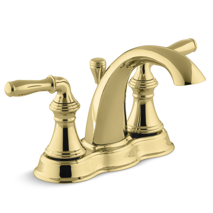 K393N4CP,BN,2BZ Kohler Devonshire Centerset Bathroom Sink Faucet